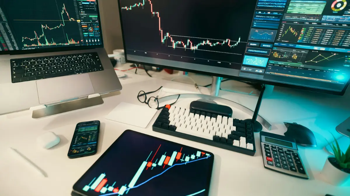 Index Fund investing analysis workspace showing market charts and financial data used to compare Index Fund and mutual fund strategies