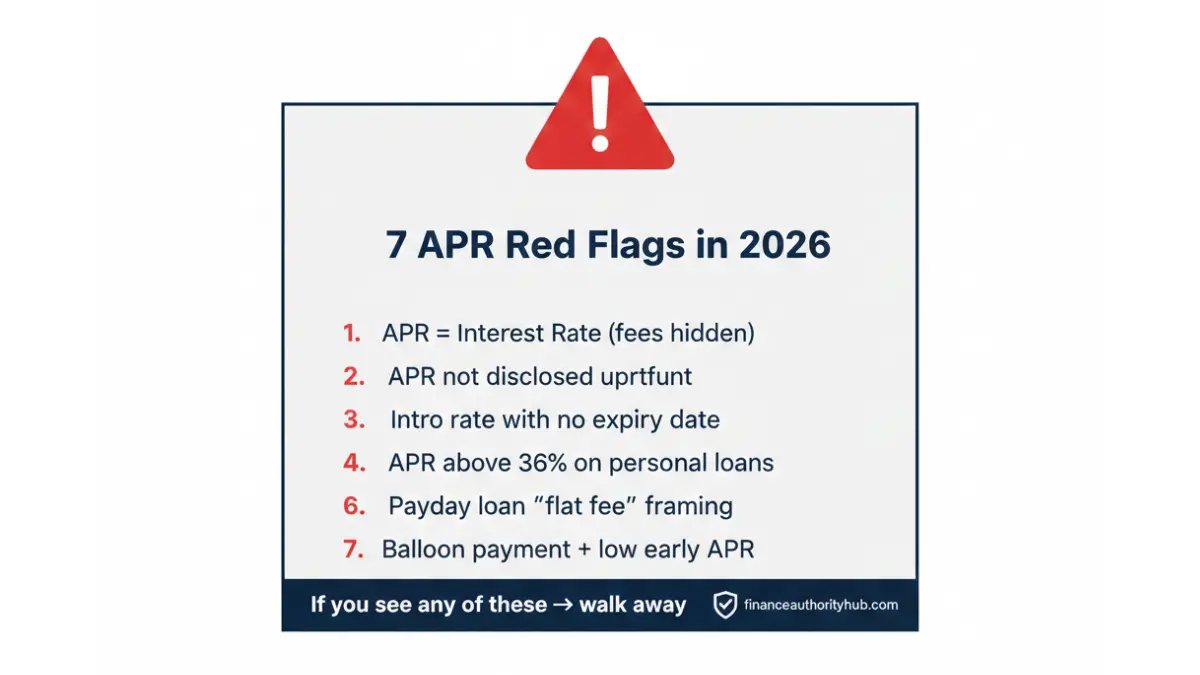 APR red flags warning signs borrowers should avoid before taking a loan