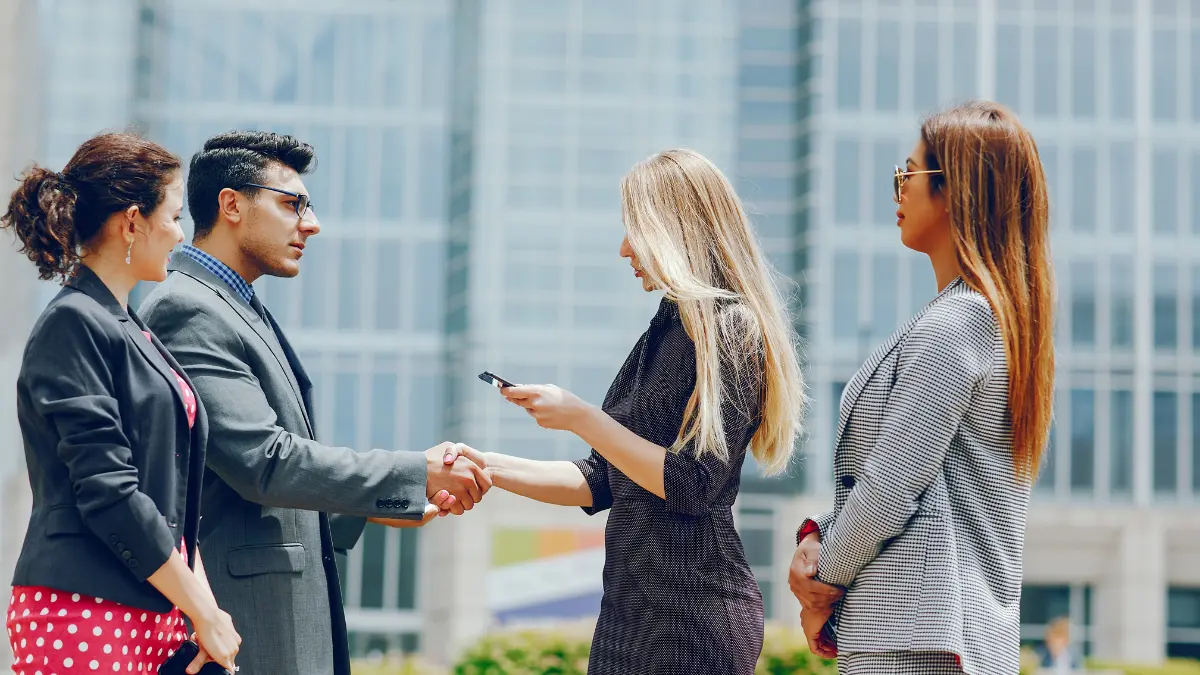 Direct Public Offering business meeting representing investor negotiations, regulatory discussions, and company leadership alignment