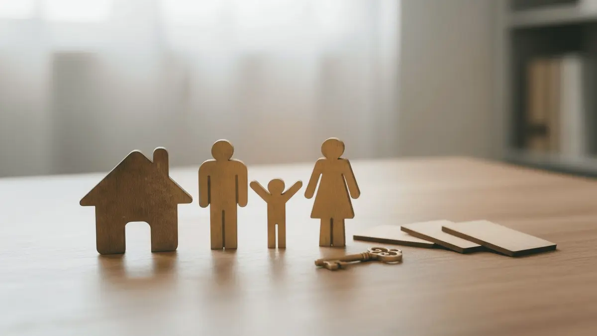 HSA tax advantage concept showing family, home, and financial security planning