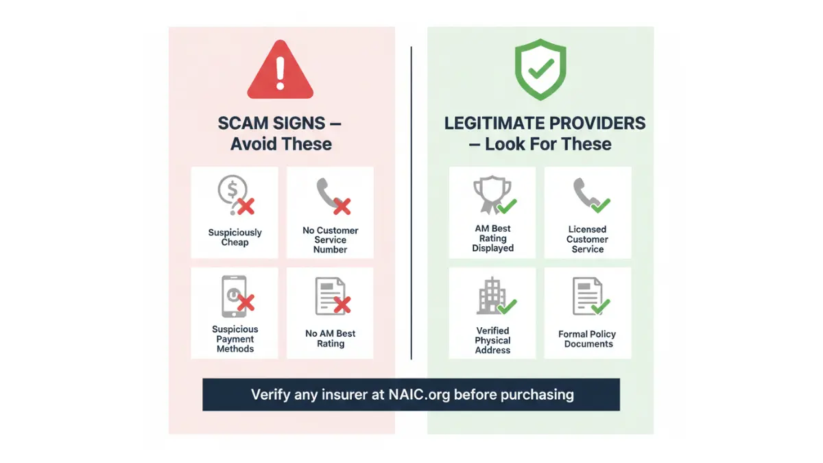 Temporary car insurance scam signs vs legitimate providers