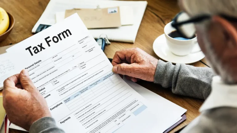 W2 Form being reviewed by taxpayer for accurate tax filing