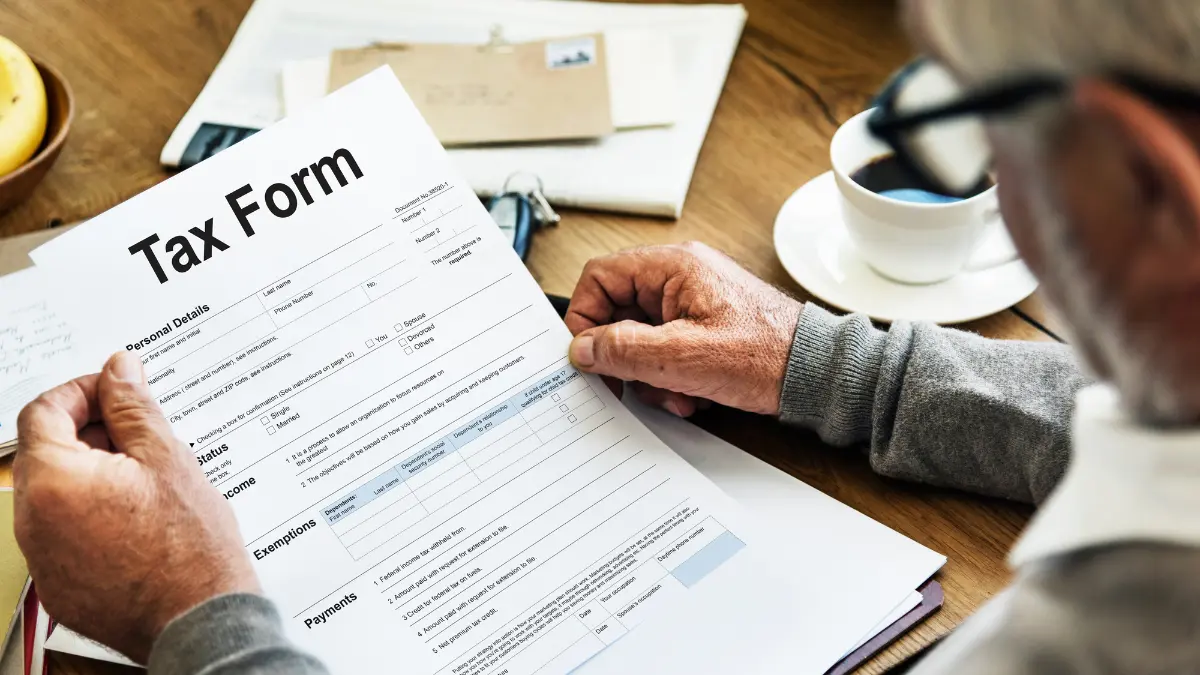 W2 Form being reviewed by taxpayer for accurate tax filing