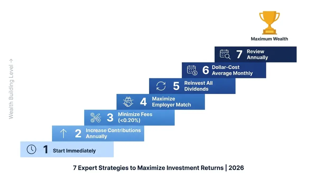 Investment Calculator 7 expert strategies staircase to maximize long-term wealth growth