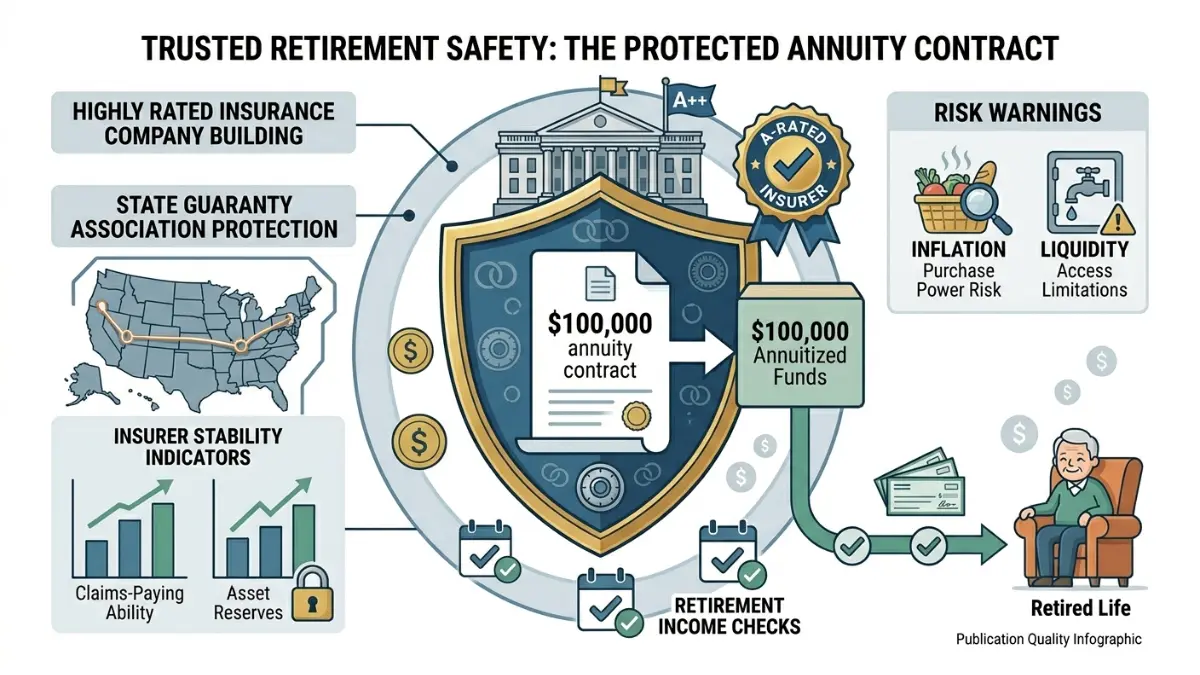 $100,000 Annuity safety protection through insurers and state guaranty associations