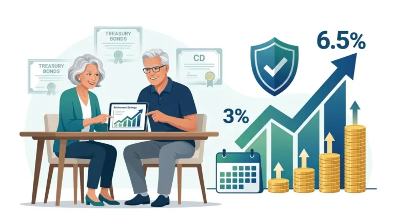 Annuity Rates comparison showing retirement savings growth, guaranteed income planning, and fixed annuity rate trends