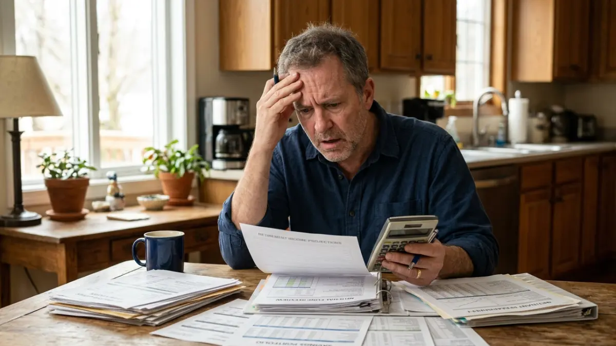 Deferred Annuity surrender charge calculation showing an investor reviewing unexpected withdrawal costs