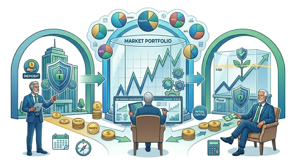 Types of annuities comparison between fixed, variable, and indexed annuities for different retirement investors