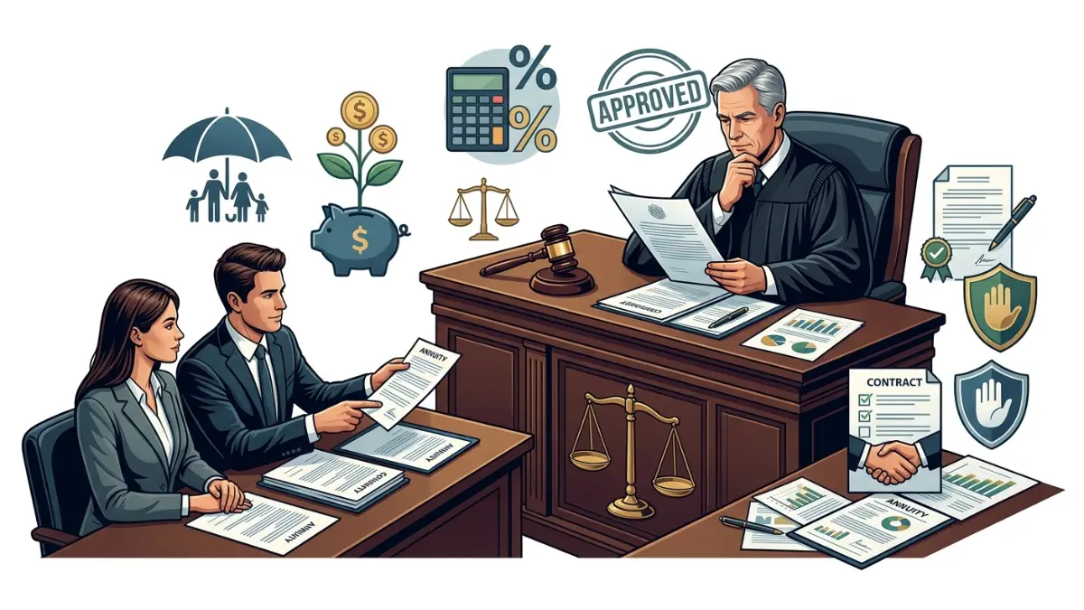 Florida Structured Settlement judicial review showing the best-interest test consumer protections and court approval safeguards