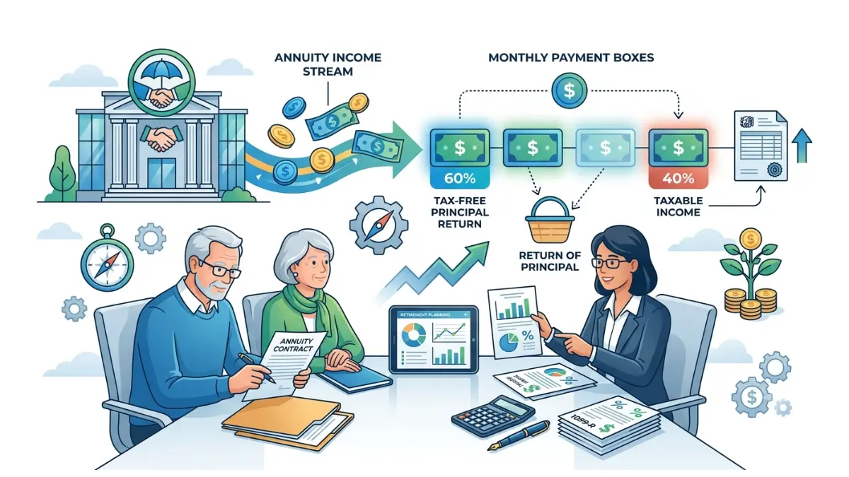 How Are Annuities Taxed explained through retirement income payments, tax calculations, and annuity taxation concepts