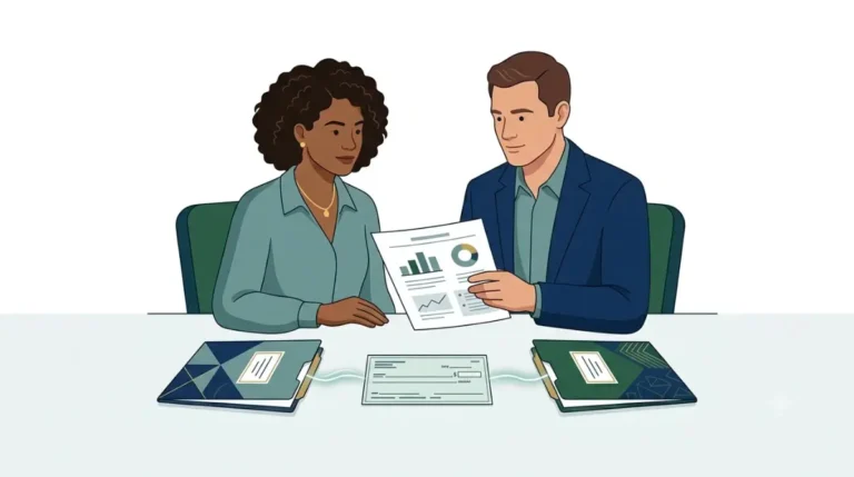Spousal IRA illustration showing a married couple planning retirement savings through two individual IRA accounts funded by eligible household compensation. Copy alt text