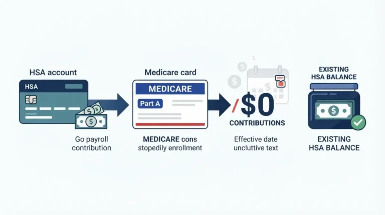 HSA and Medicare Rules: Medicare Part A enrollment stopping new HSA contributions while existing HSA funds remain available