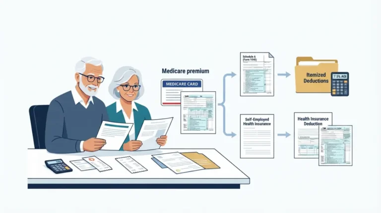Medicare premiums tax deduction explained through two tax routes for 2026